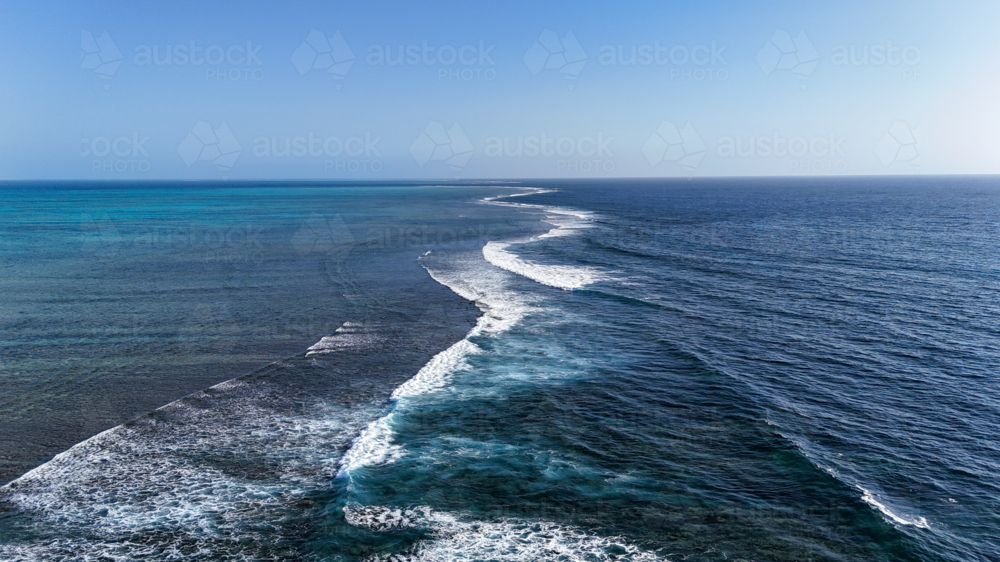 Ningaloo reef break - Australian Stock Image