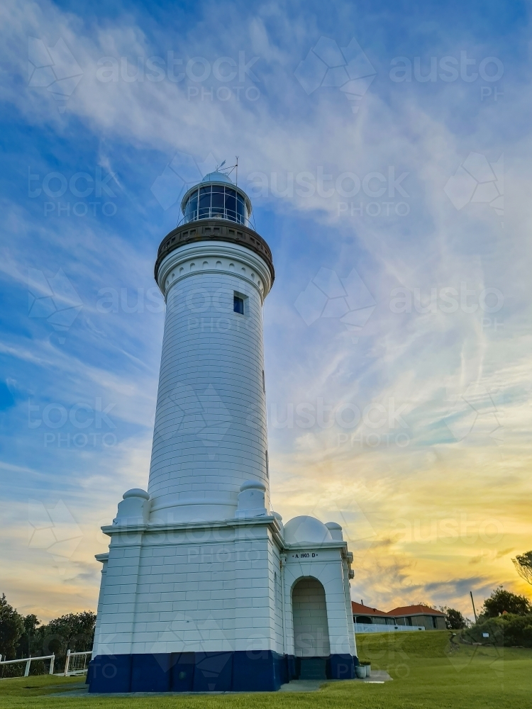 Norah Head Lighthouse on the NSW Central Coast - Australian Stock Image