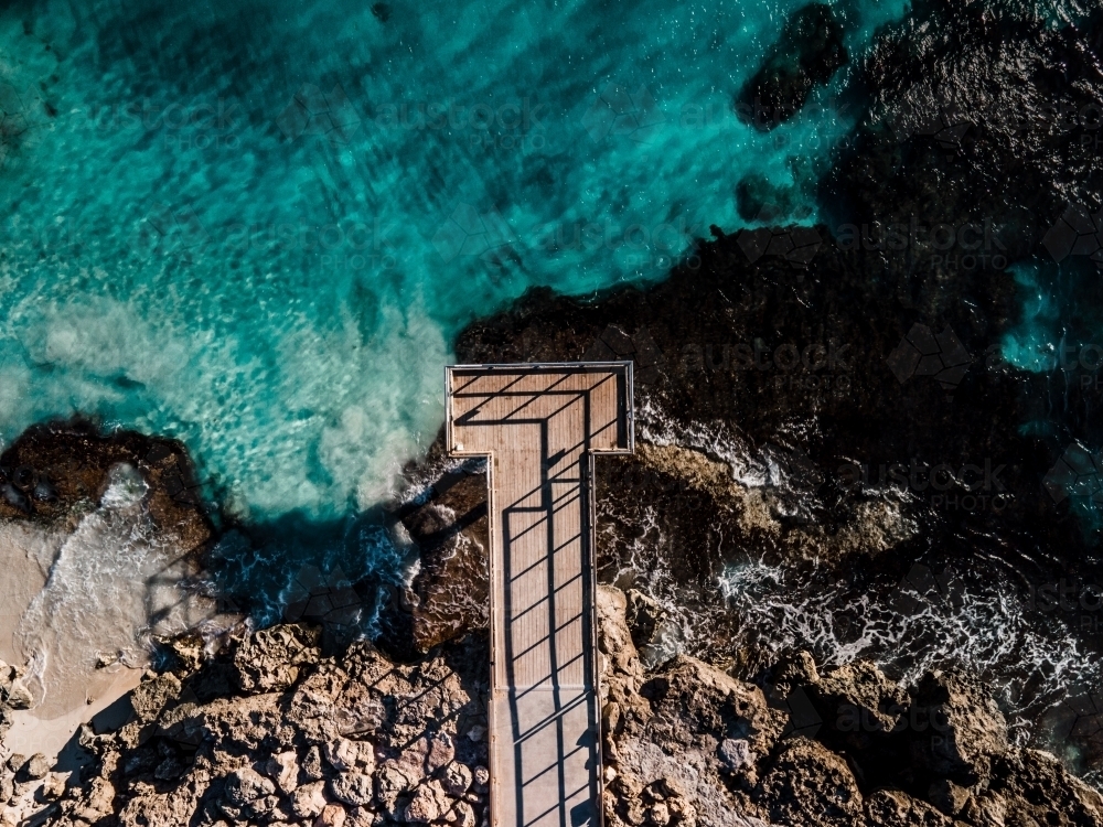 North Beach Jetty - Australian Stock Image