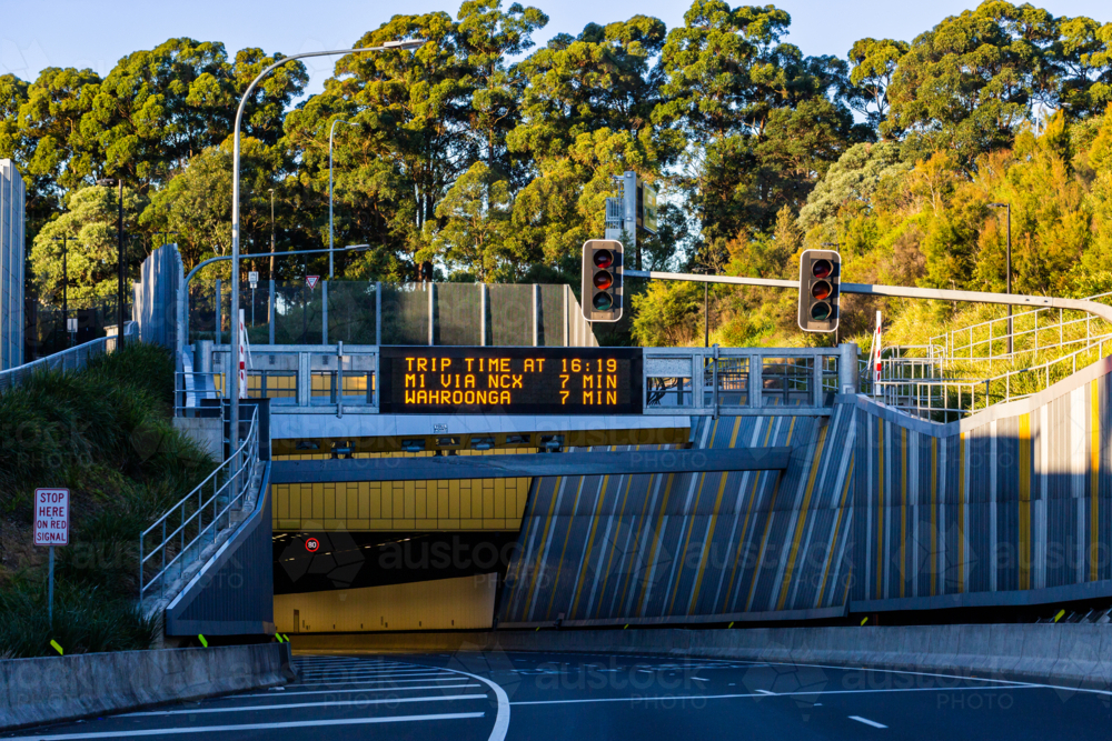 North Connex M11 tunnel entrance to pass through Sydney - Australian Stock Image