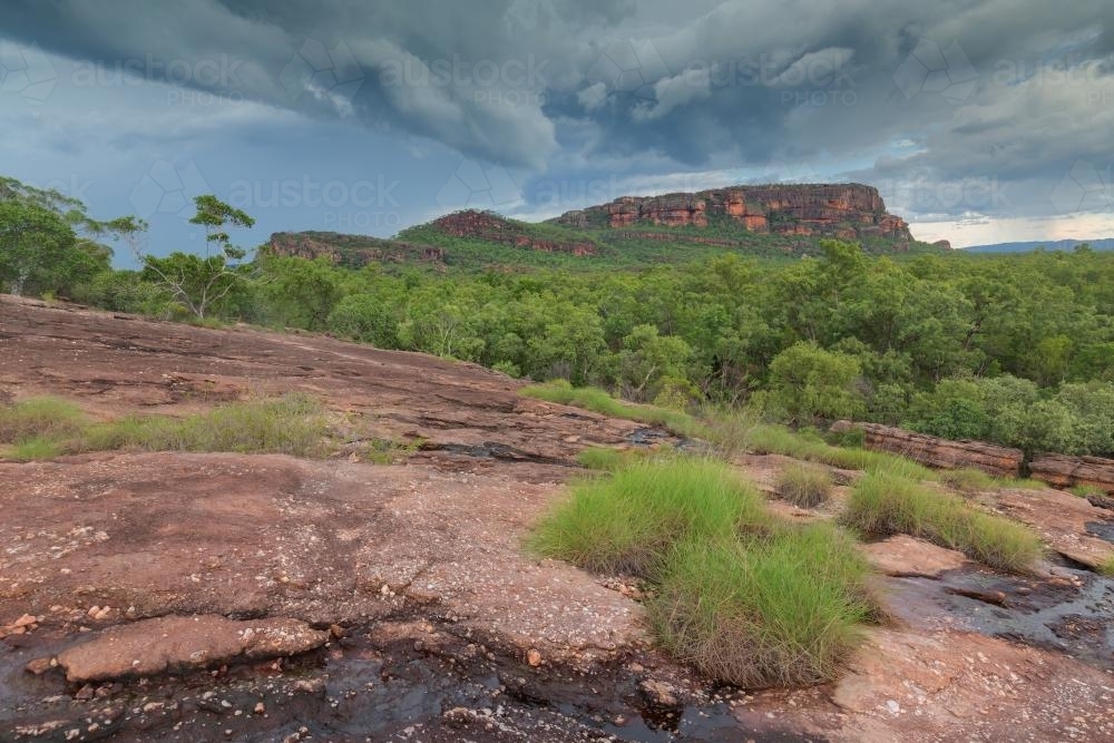 Nourlangie Rock in Kakadu - Australian Stock Image