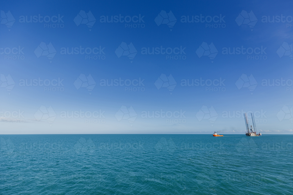 Off shore industry - Australian Stock Image