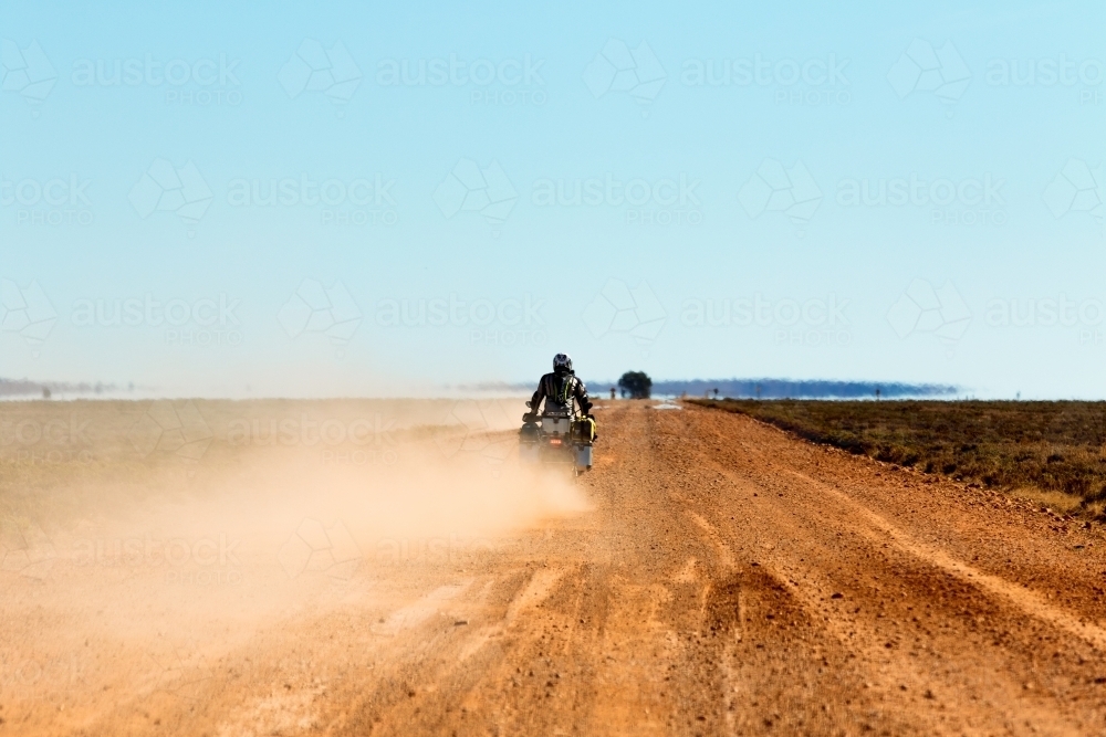 Offroad Motorcyclists - Australian Stock Image