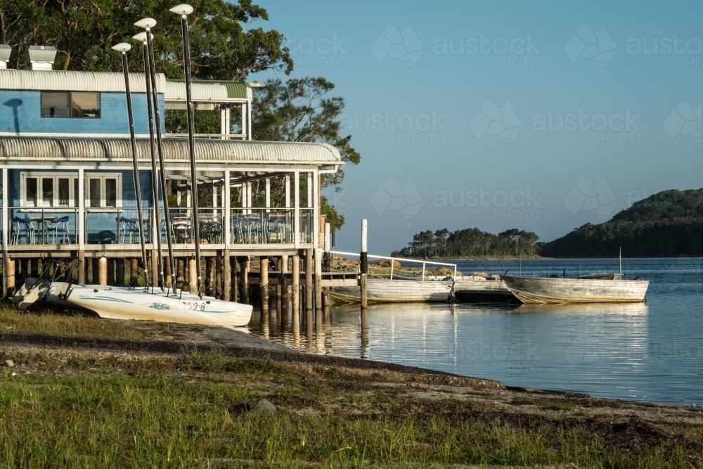 Old Boathouse - Australian Stock Image