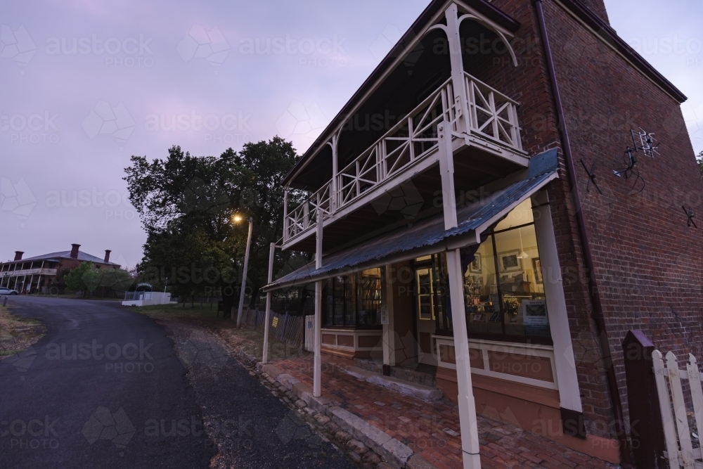 Old building in the historic gold mining town of Hill End NSW - Australian Stock Image