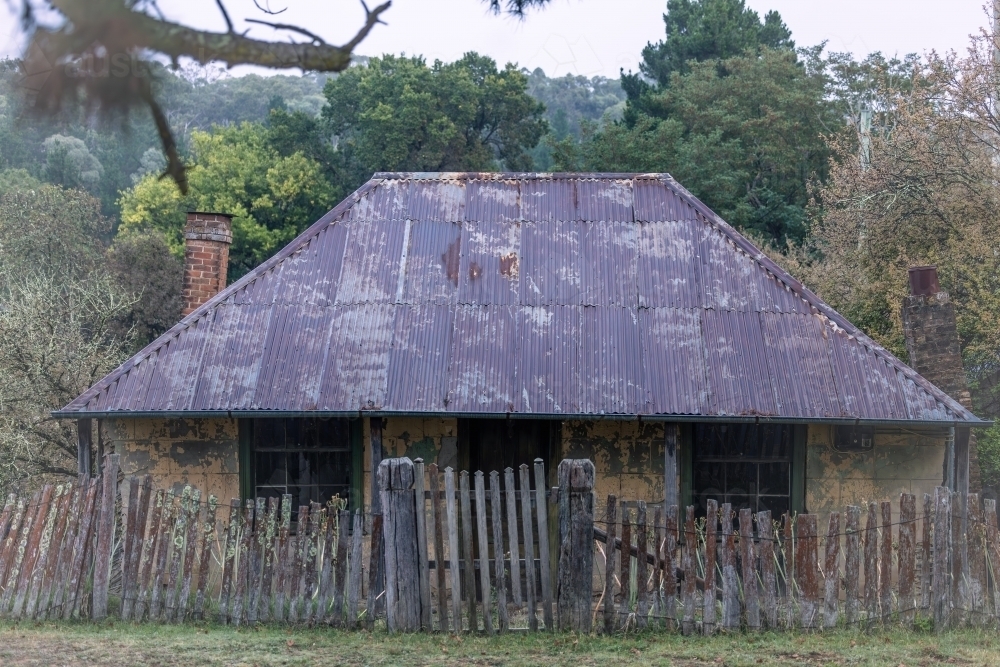 Old building in the historic gold mining town of Hill End NSW - Australian Stock Image