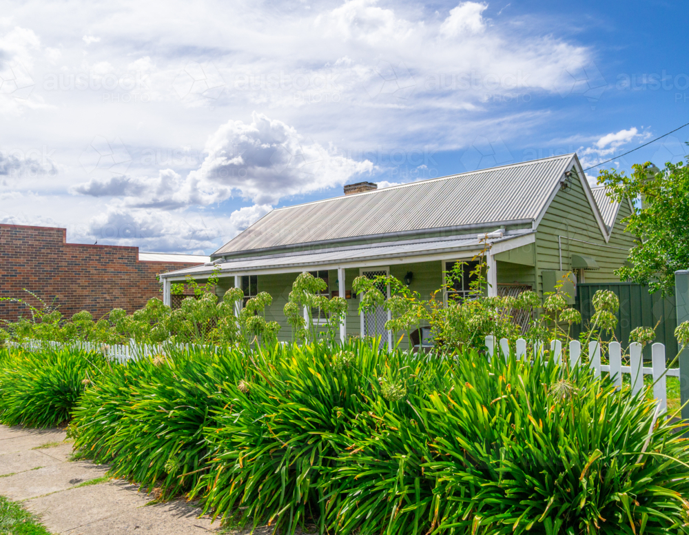 Old Cottage in Glen Innes - Australian Stock Image