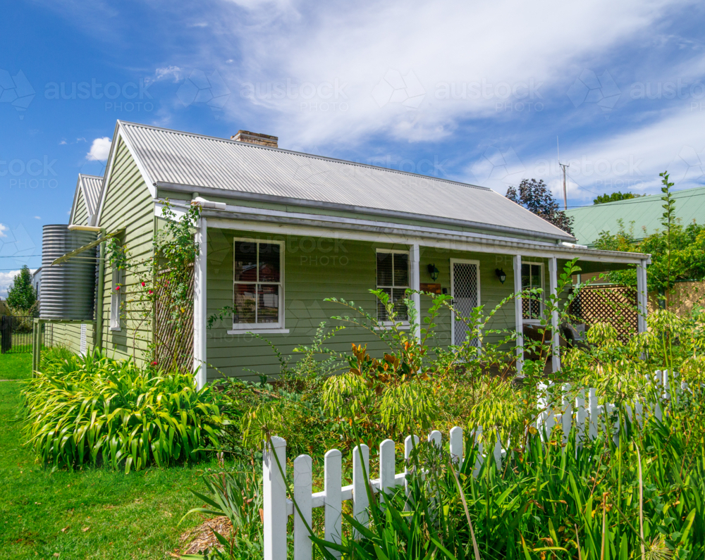 Old Cottage in Glen Innes - Australian Stock Image