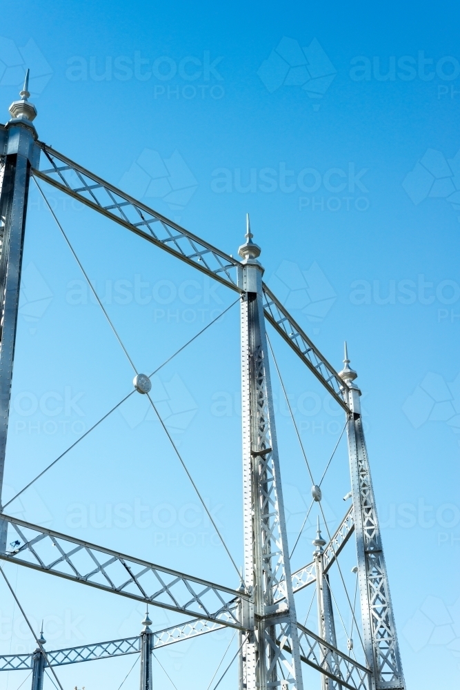 Old gasworks structure restored in a city centre - Australian Stock Image