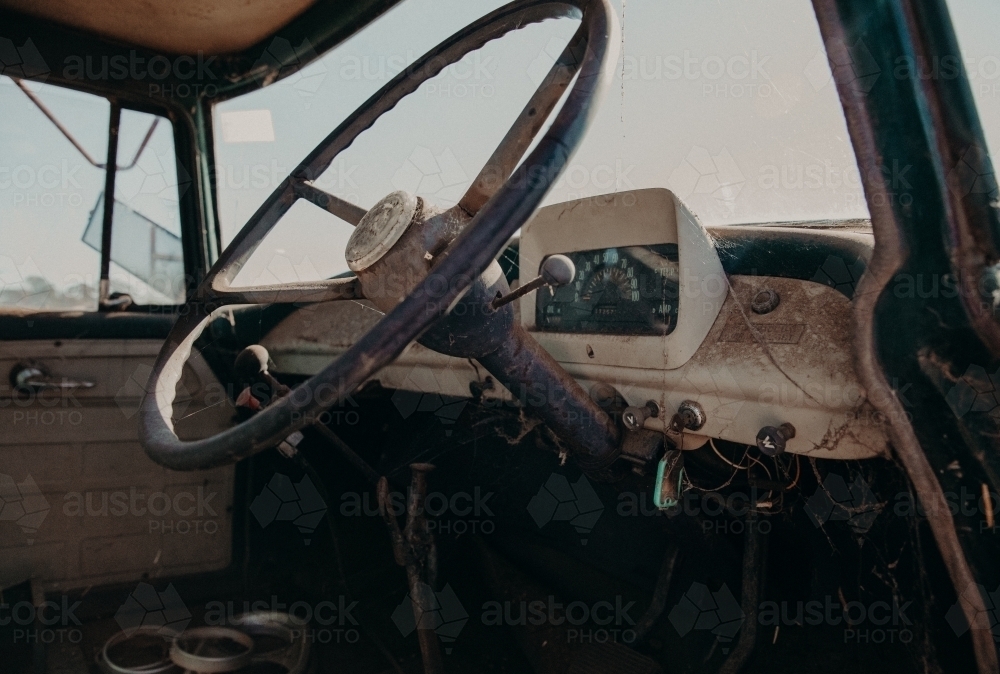 Old rusty farm truck - Australian Stock Image