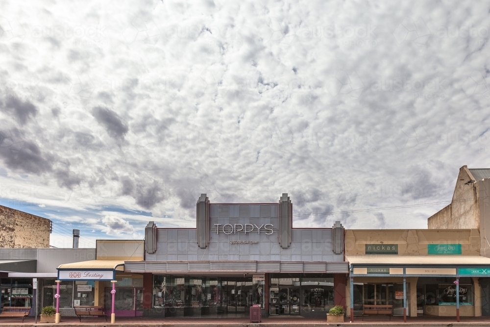 Old shop in regional town - Australian Stock Image