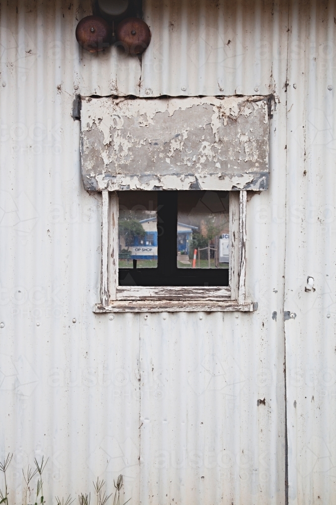 Old tin shed in country victoria - Australian Stock Image