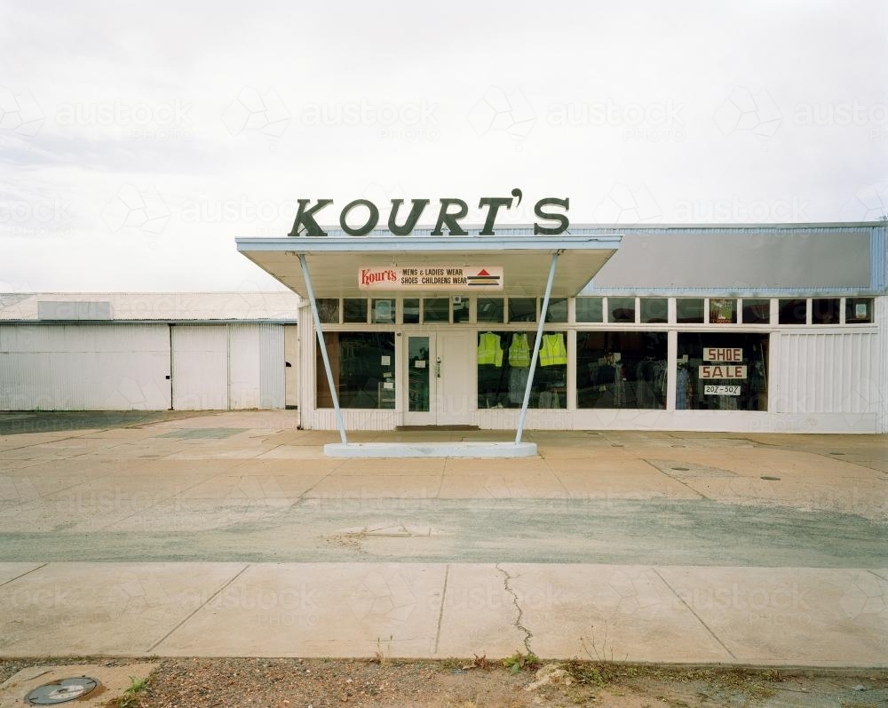 Image of Outback storefront Austockphoto