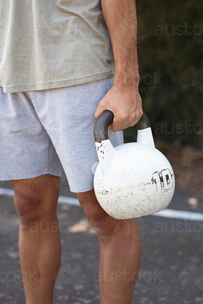 Outdoor Workout - Australian Stock Image