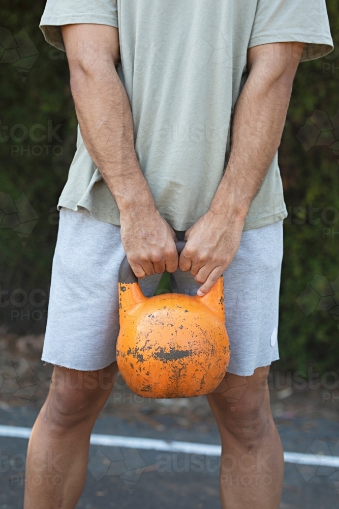 Outdoor Workout - Australian Stock Image