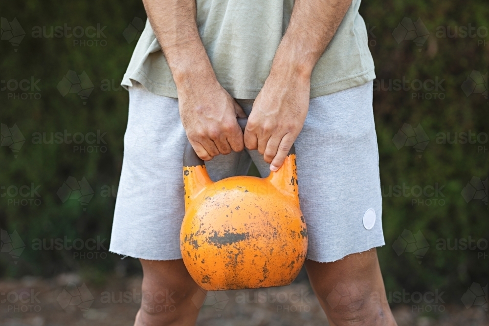 Outdoor Workout - Australian Stock Image