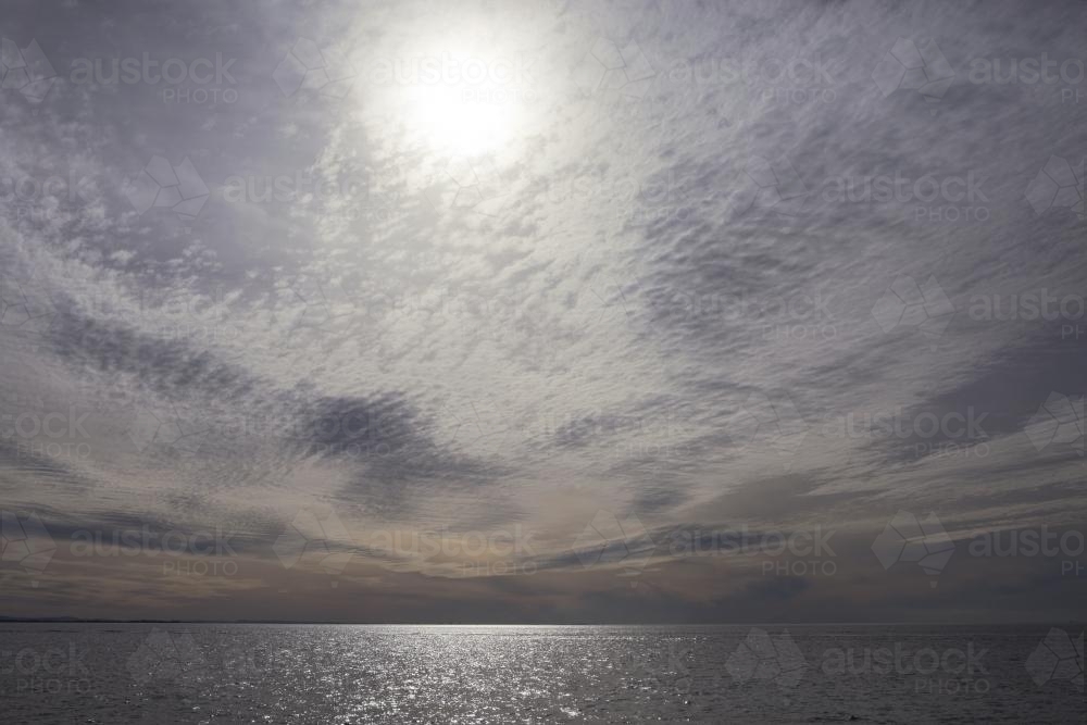 Overcast ocean landscape - Australian Stock Image