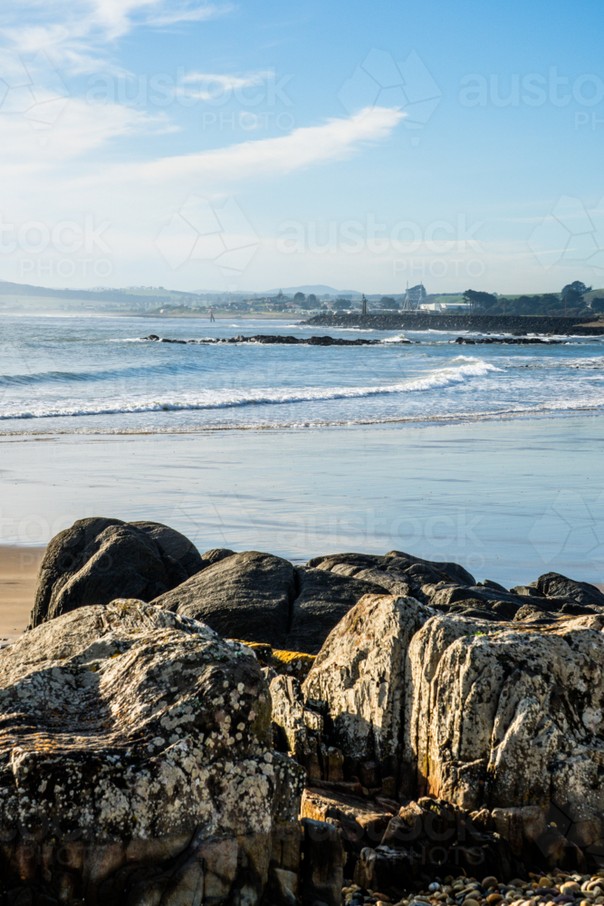 Overlooking the ocean in Devonport, Tasmania - Australian Stock Image