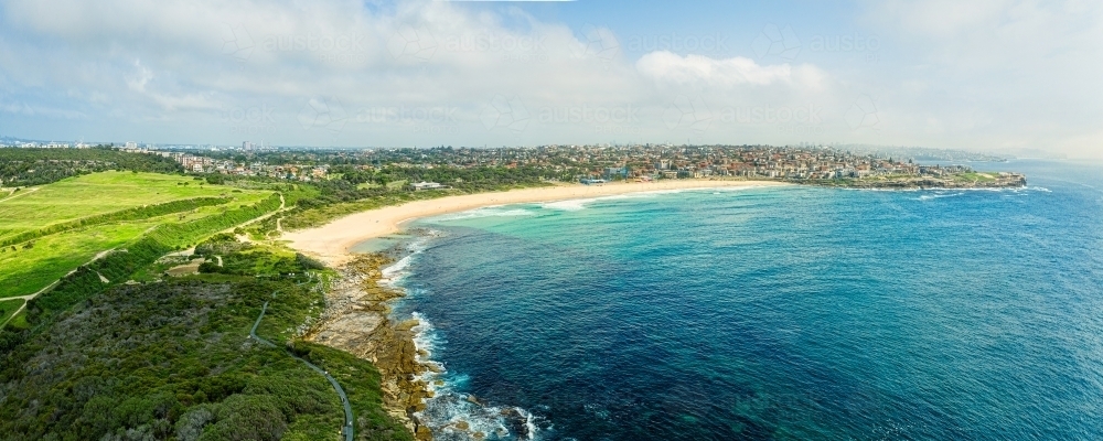 Panoramic views of the coastline, beaches - Australian Stock Image