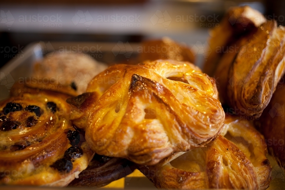 Pastries close up - Australian Stock Image