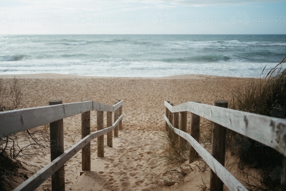 Path down to the beach - Australian Stock Image