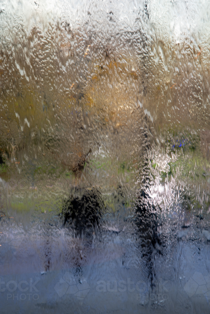 Pedestrian abstract at NGV - Australian Stock Image