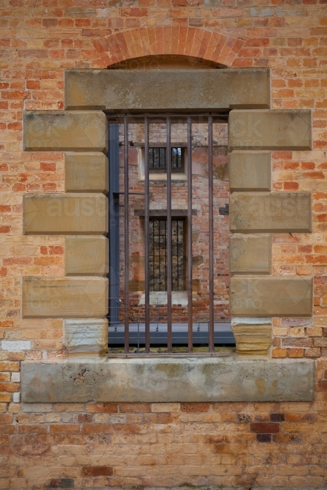 Penitentiary window (c.1857) - Australian Stock Image