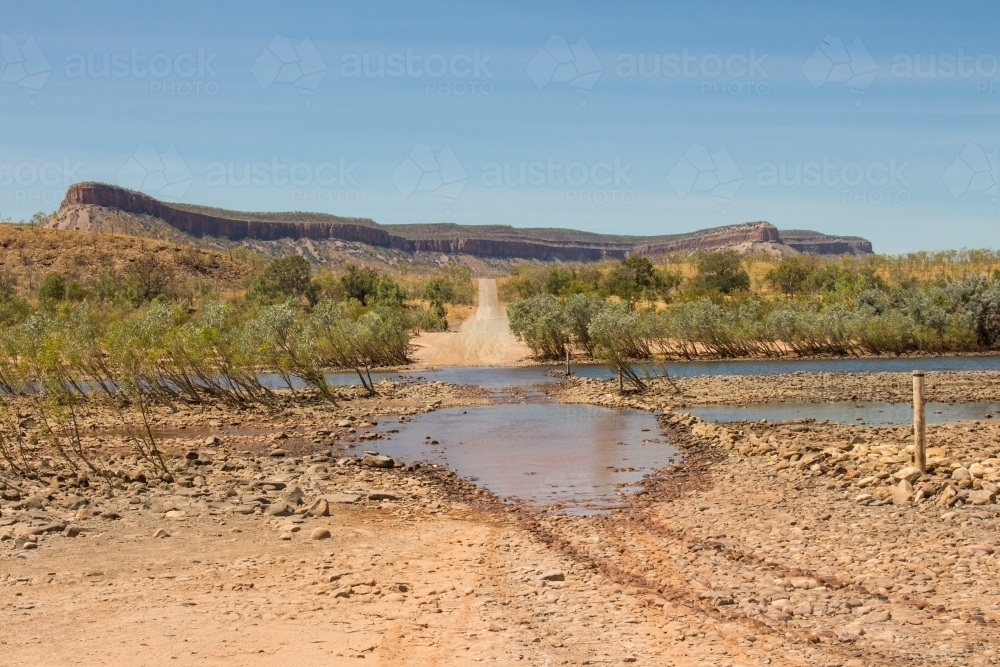 Pentecost River crossing - Australian Stock Image
