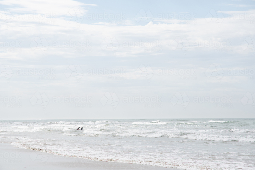 People swimming in ocean - Australian Stock Image