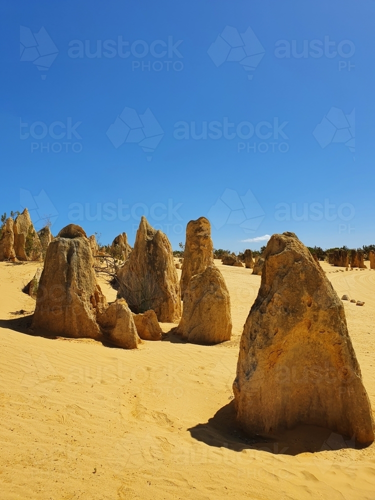 Pinnacle Rock formations - Australian Stock Image