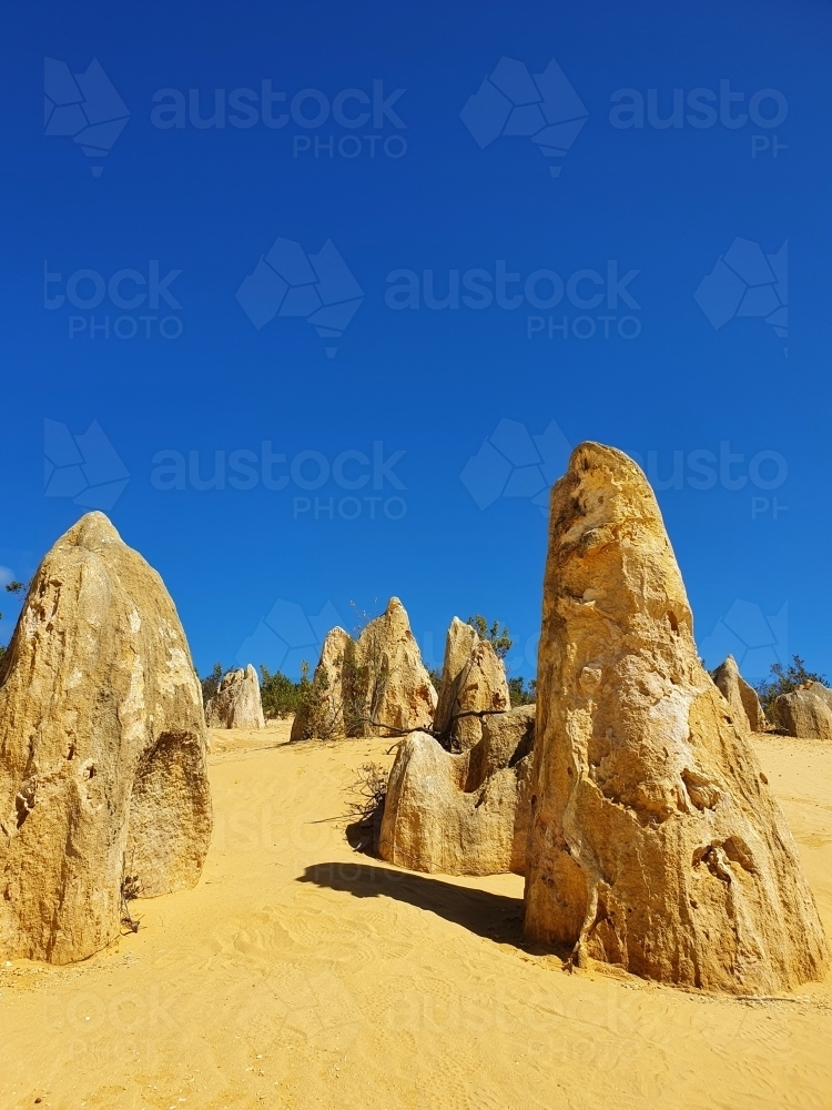 Pinnacle Rock formations - Australian Stock Image