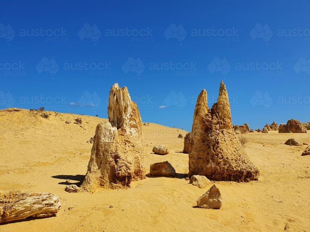 Pinacle Rack Image of Pinnacle rock formations - Austockphoto