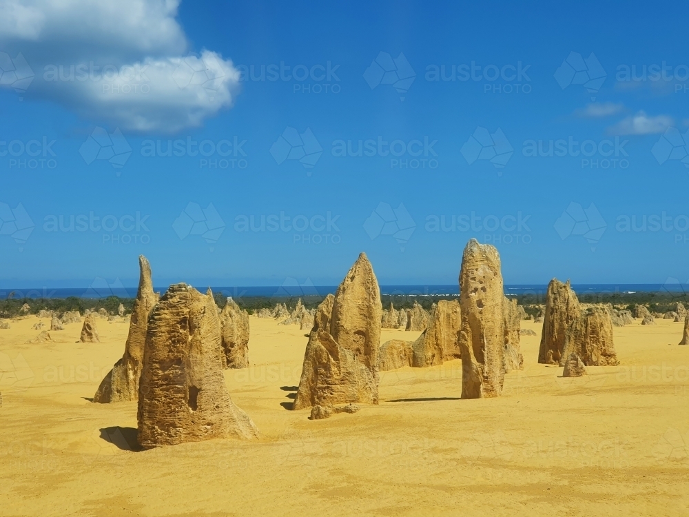 Pinacle Rack Image of Pinnacle rock formations - Austockphoto