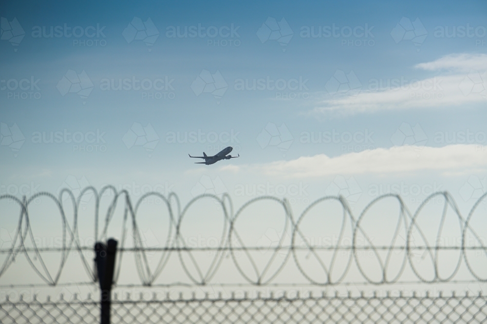 Plane taking off - Australian Stock Image