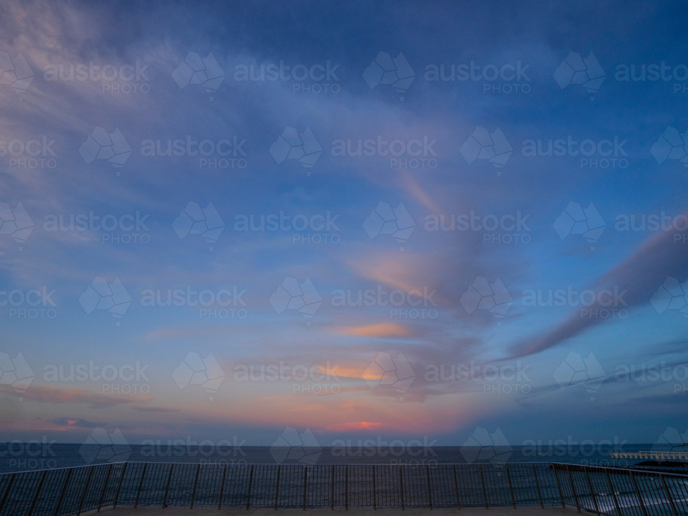 Point Danger, overlooking Duranbah Beach on the Queensland, New South Wales border - Australian Stock Image