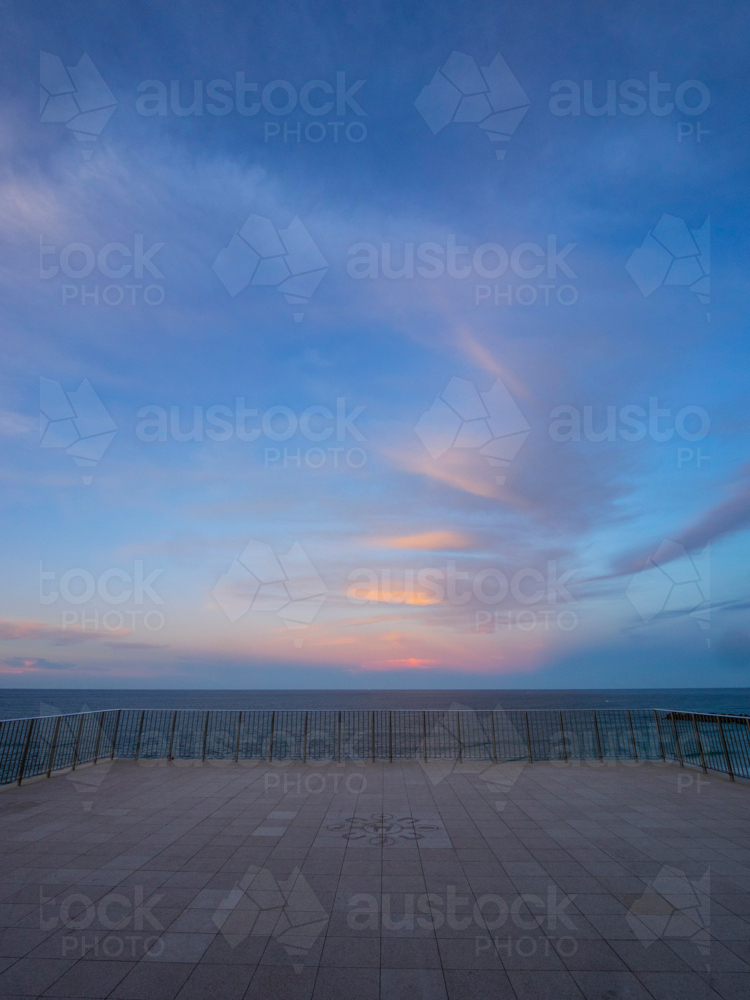 Point Danger, overlooking Duranbah Beach on the Queensland, New South Wales border - Australian Stock Image