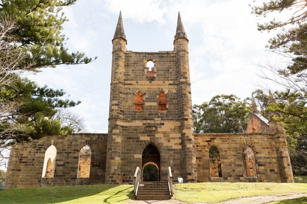 Port Arthur historic ruins - Australian Stock Image