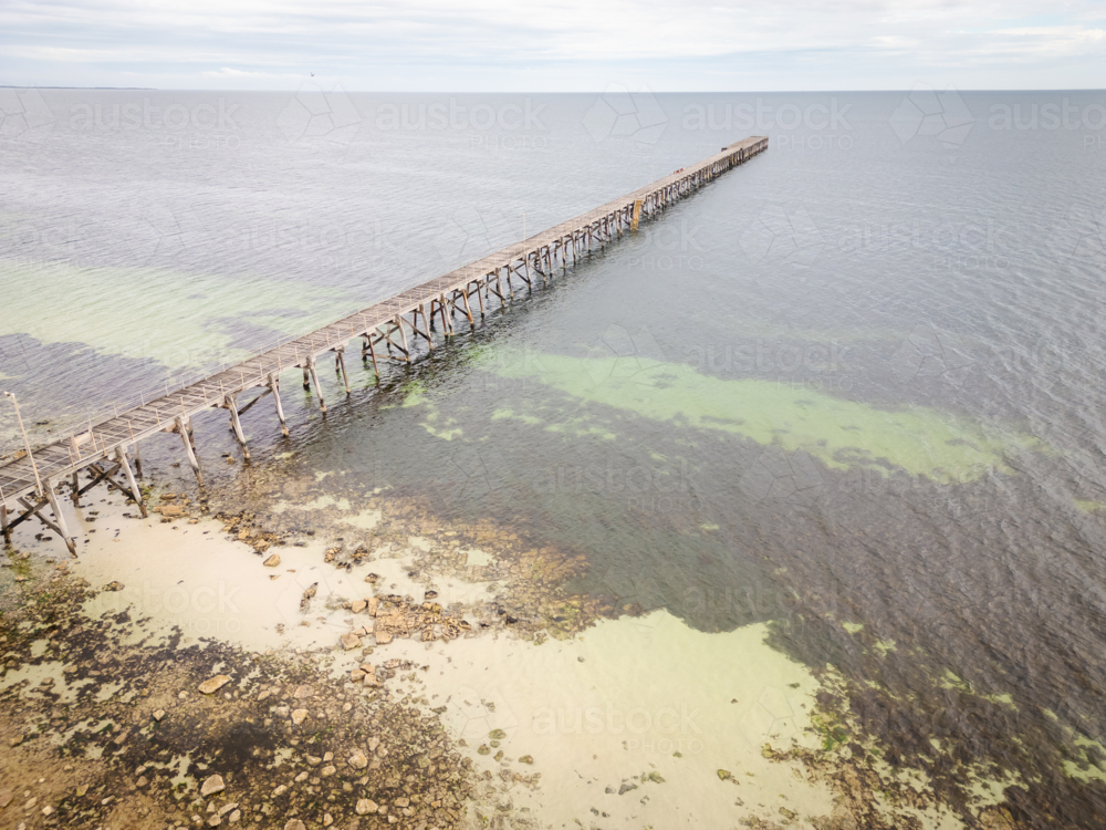 Port Hughes jetty - Australian Stock Image