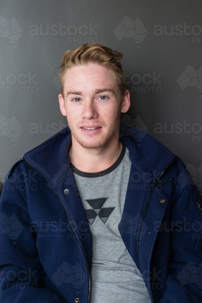 Image of portrait of a 20 year old man - Austockphoto