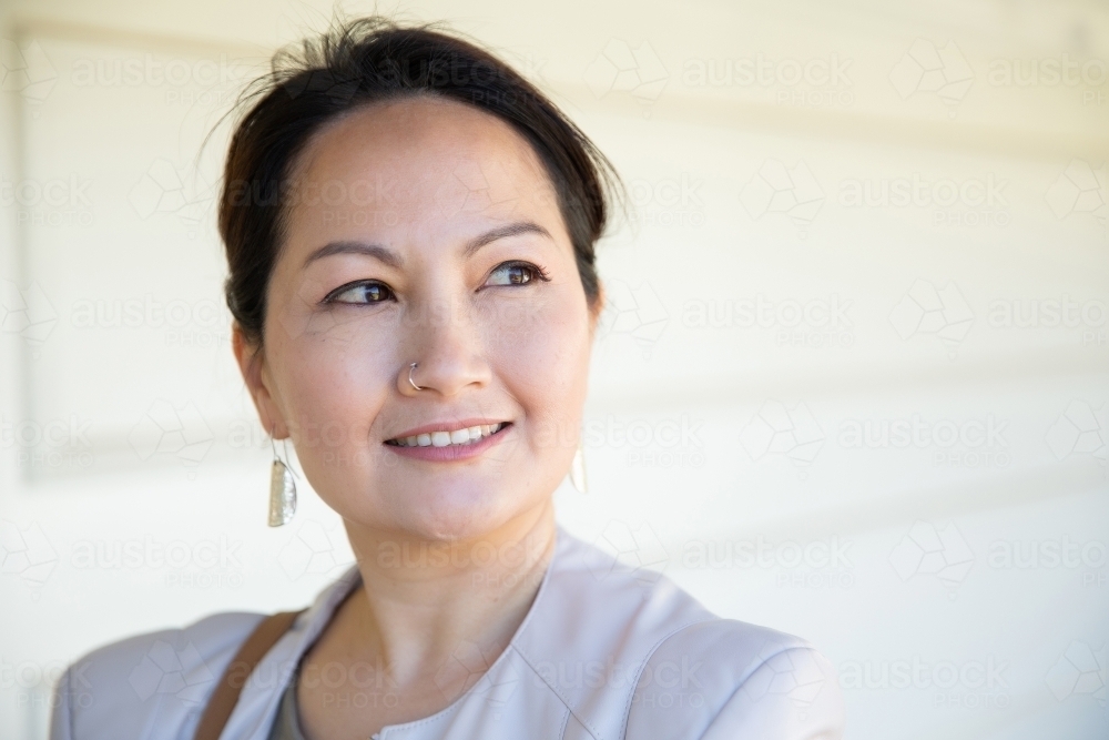 Portrait of a Australian Asian woman - Australian Stock Image