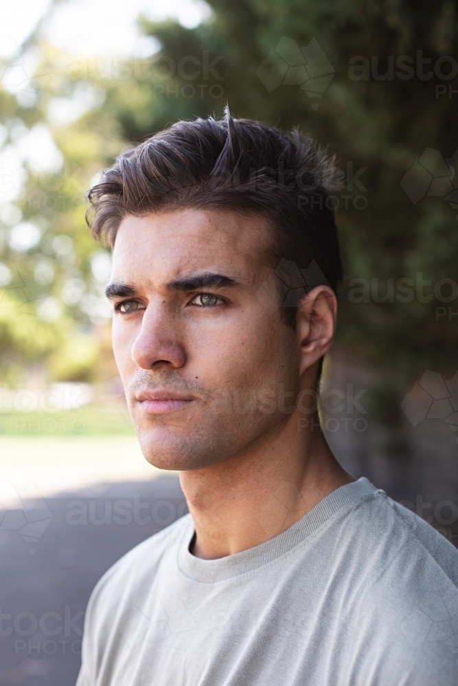 portrait of a male - Australian Stock Image