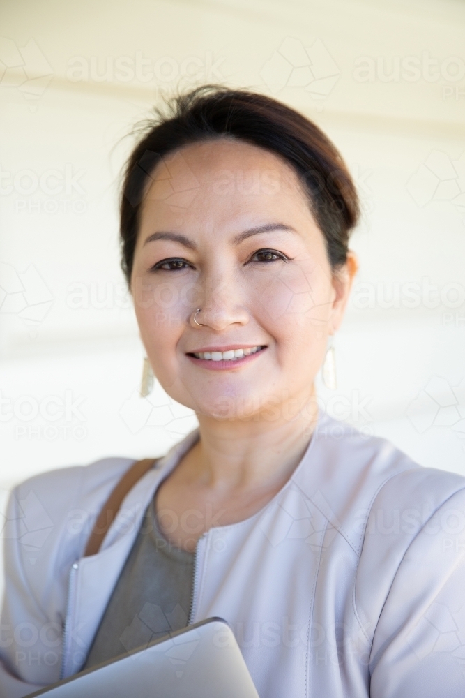 Portrait of an Australian Asian woman - Australian Stock Image