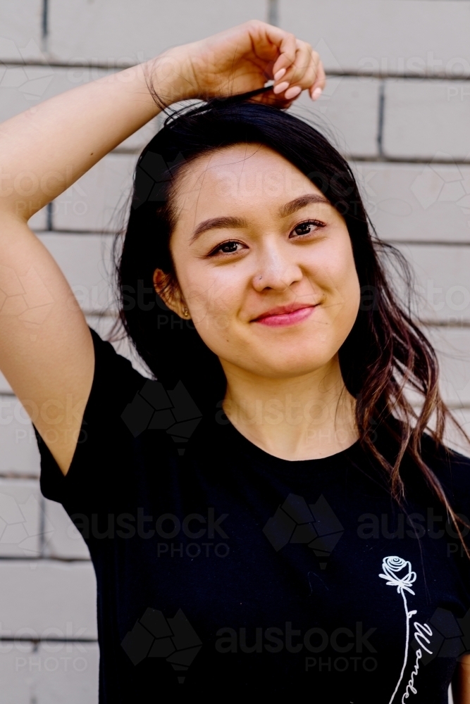 portrait of asian woman - Australian Stock Image