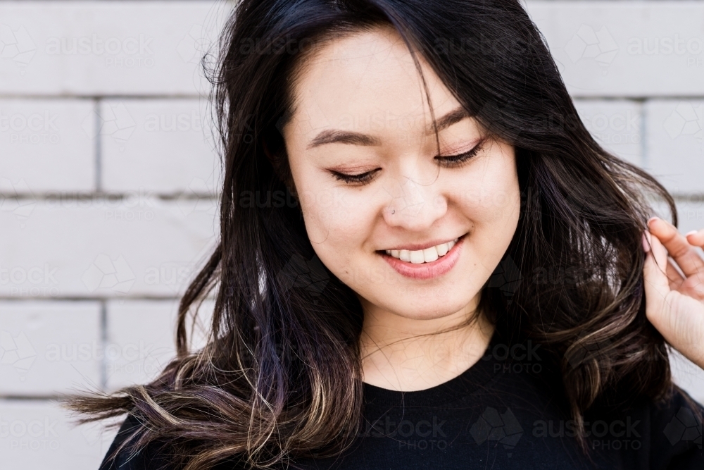 portrait of asian woman - Australian Stock Image