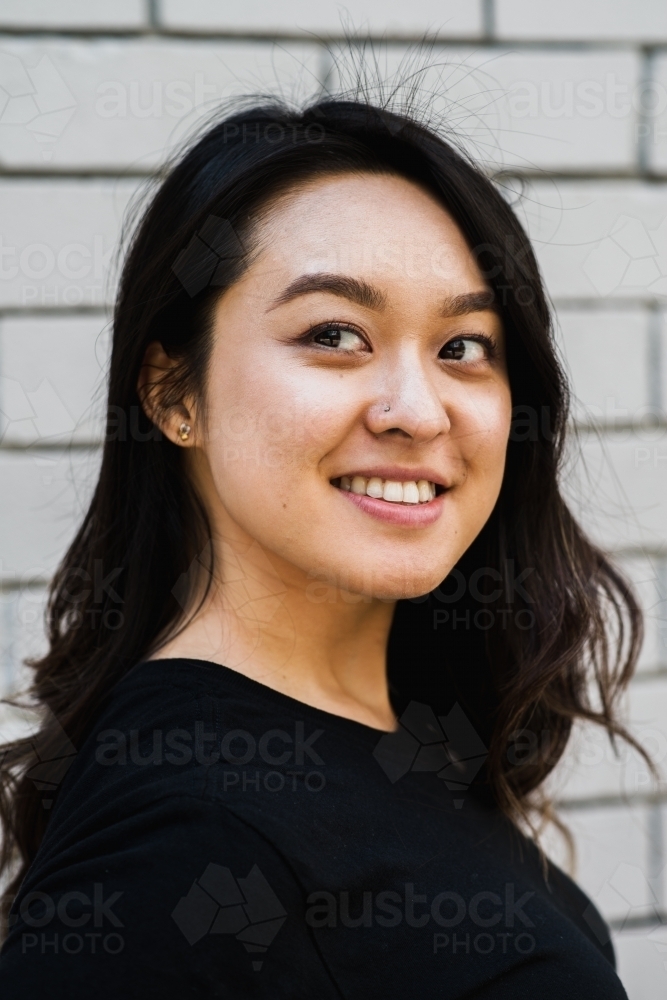 portrait of asian woman - Australian Stock Image