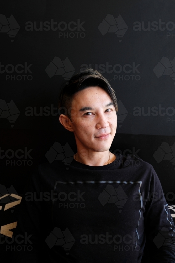 Portrait of Southeast Asian multicultural man - Australian Stock Image