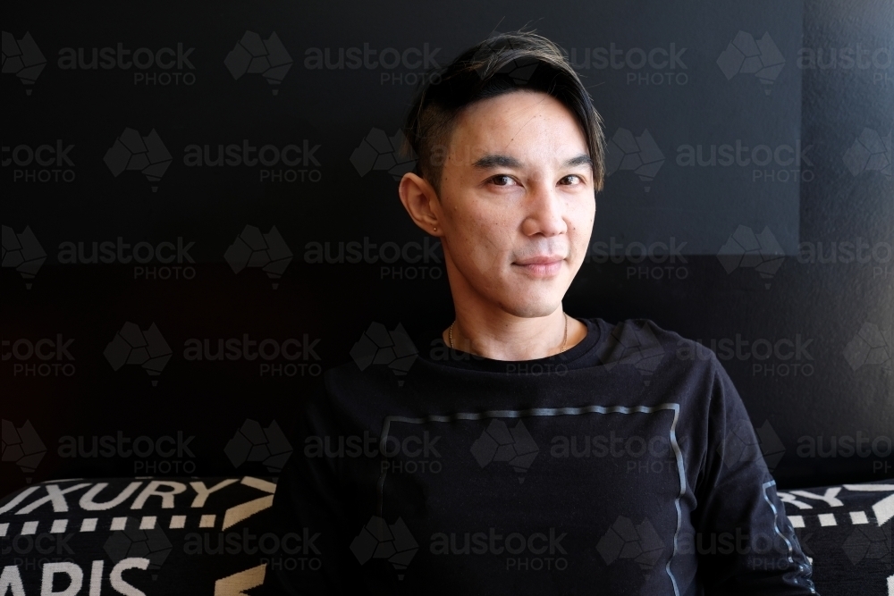 Portrait of Southeast Asian multicultural man - Australian Stock Image