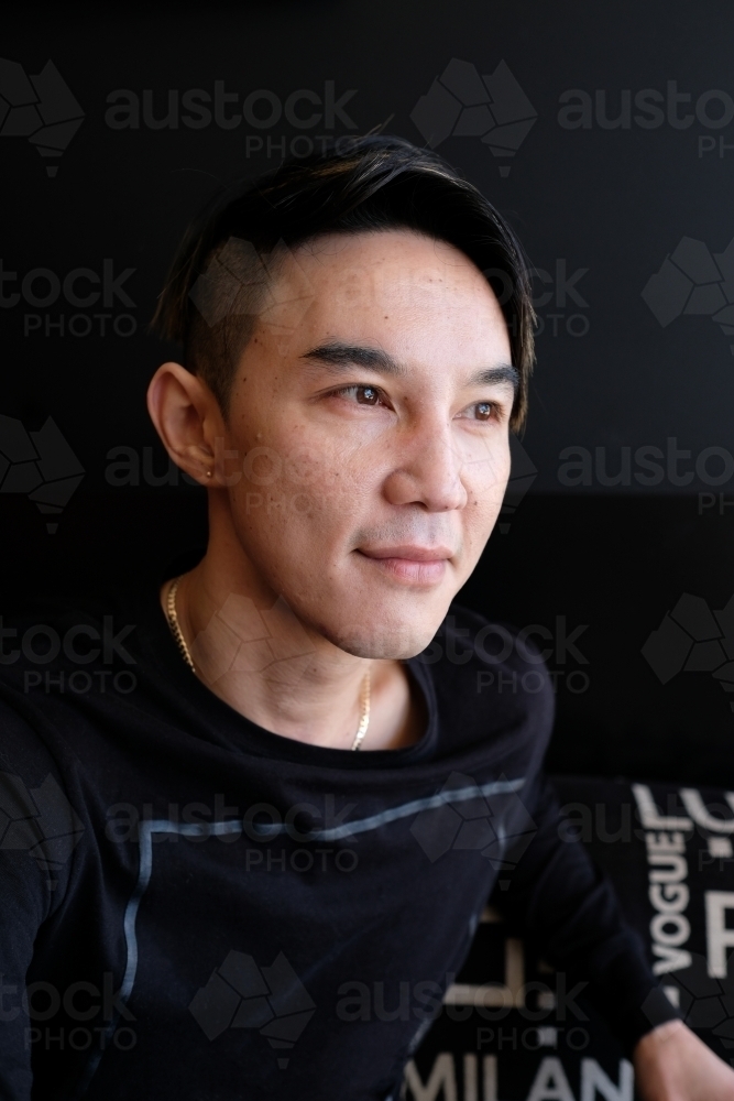 Portrait of Southeast Asian multicultural man - Australian Stock Image