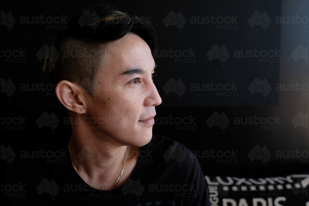 Portrait of Southeast Asian multicultural man - Australian Stock Image