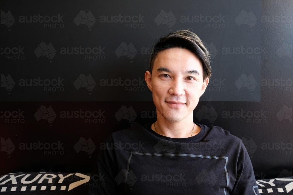 Portrait of Southeast Asian multicultural man - Australian Stock Image